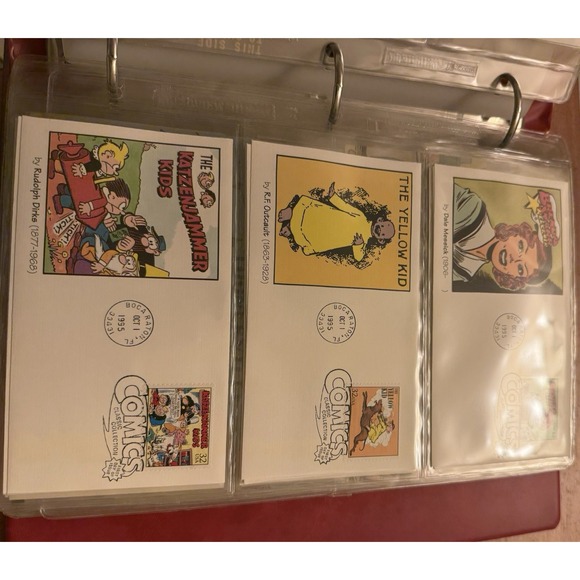 LOT OF 172 FIRST DAY Of ISSUE COVERS  1995-1996 In Binder Comics, Olympics Santa - Picture 13 of 16